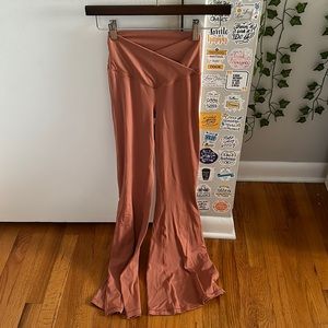 Aerie flared cross over leggings